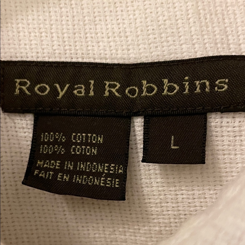 Royal Robbins Men's White Short Sleeve Button Down Shirt - Picture 2 of 7